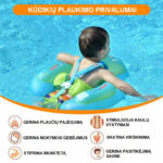 Mokomasis plaukimo ratas Swimbobo su stogeliu - Image 5